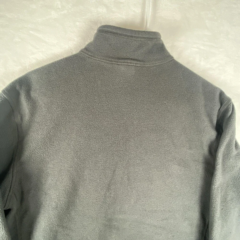 The North Face TKA 100 Glacier Fleece Jacket Mens Large Gray 1/4 Zip Pullover